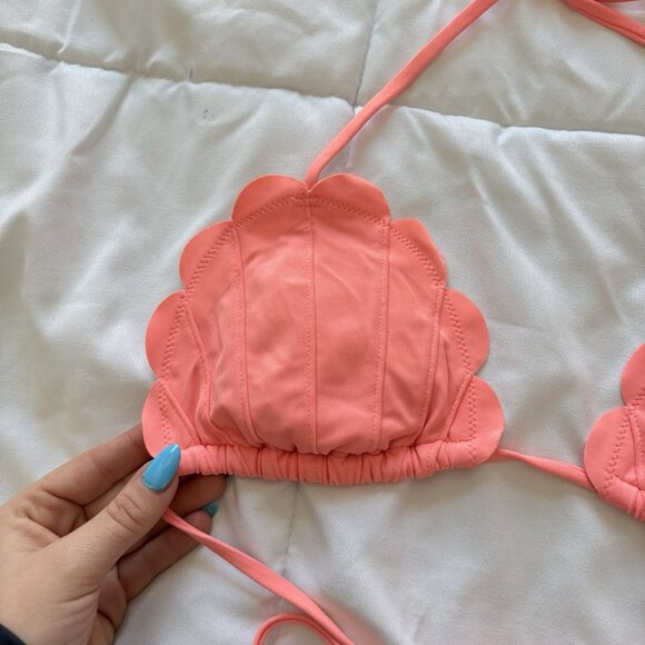 Pink Victorias Secret Womens Medium String Bikini Top Swimsuit Beach Summer - Picture 3 of 6